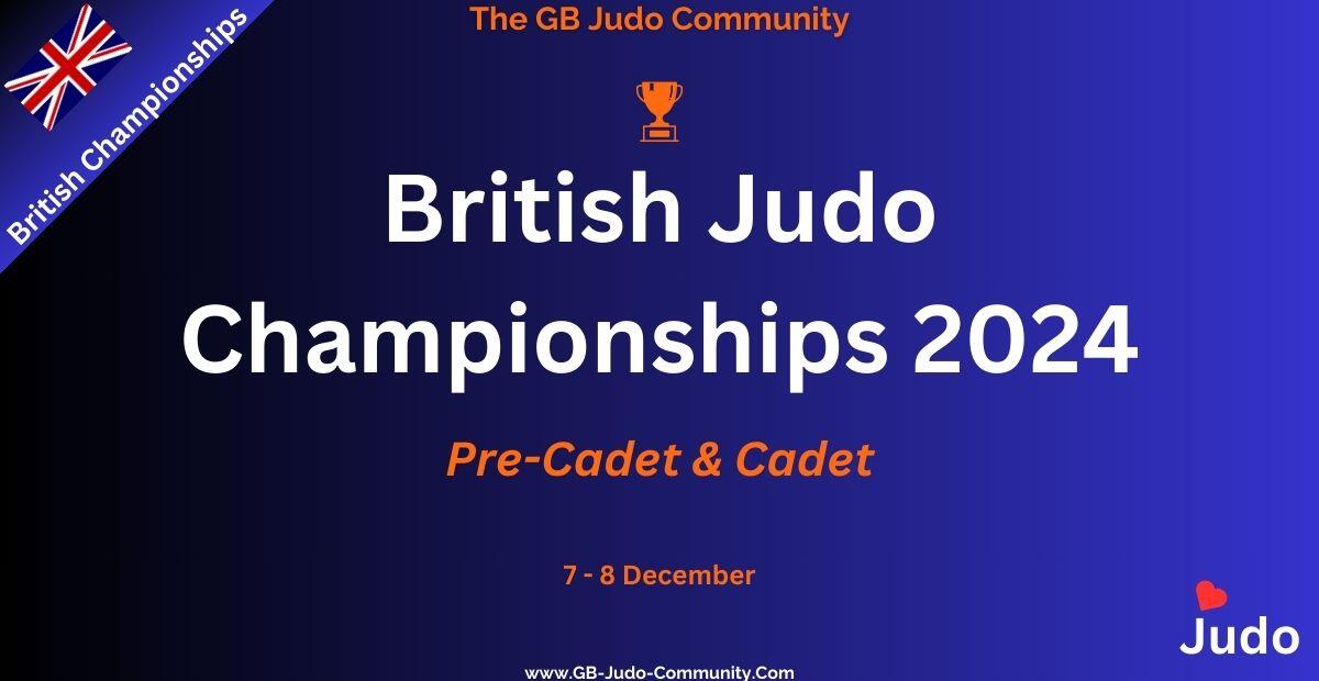 British Judo Championships 2024 PreCadet Cadet