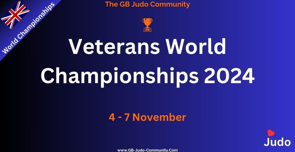 British Judo, Veterans World Championships 2024